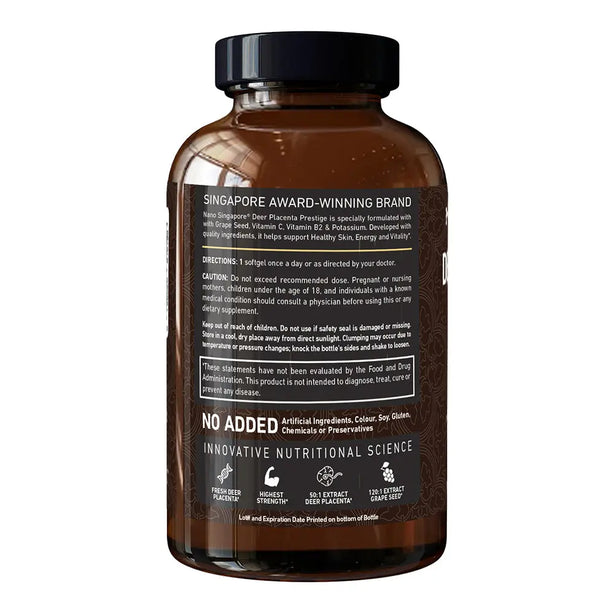 [CLEARANCE SALE] Deer Placenta Prestige - 60ct (EXP. DEC. 2025)