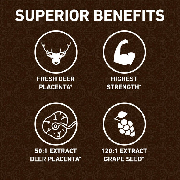 [CLEARANCE SALE] Deer Placenta Prestige - 60ct (EXP. DEC. 2025)