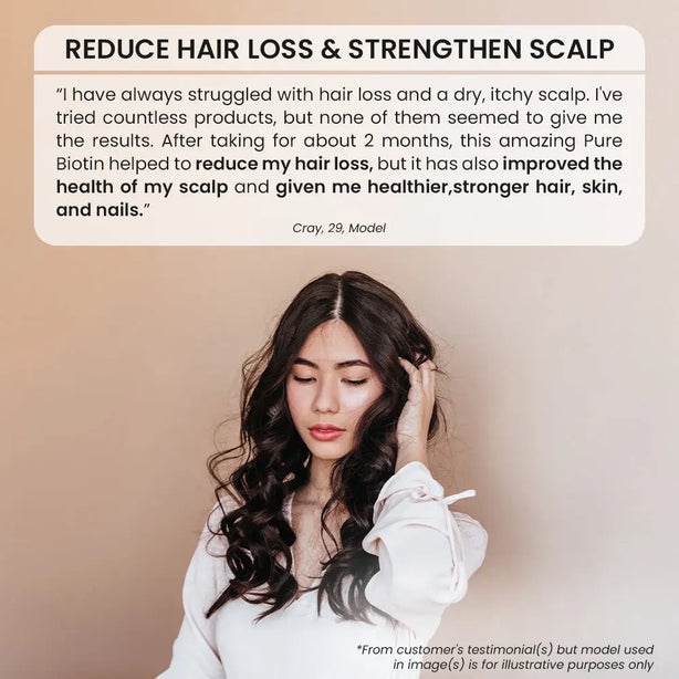 Pure Biotin with Calcium 10,900mcg - 120ct