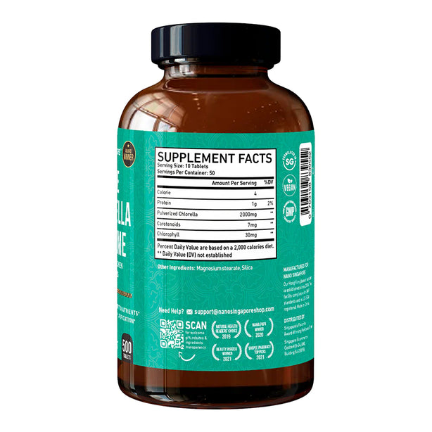 Pure Chlorella Supreme - 500ct