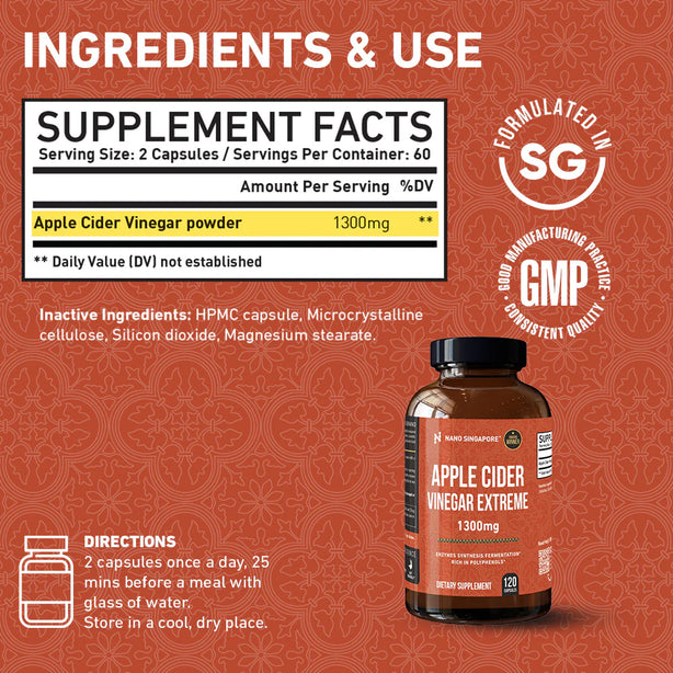 Apple Cider Vinegar Extreme - 120ct