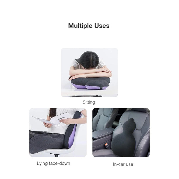 Bellami Plus AlignMate Lumbar Support - Memory Foam Back Cushion