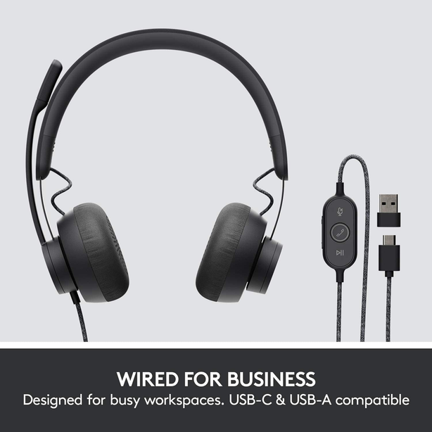 Logitech Zone Wired Uc Type-C Anc Headset