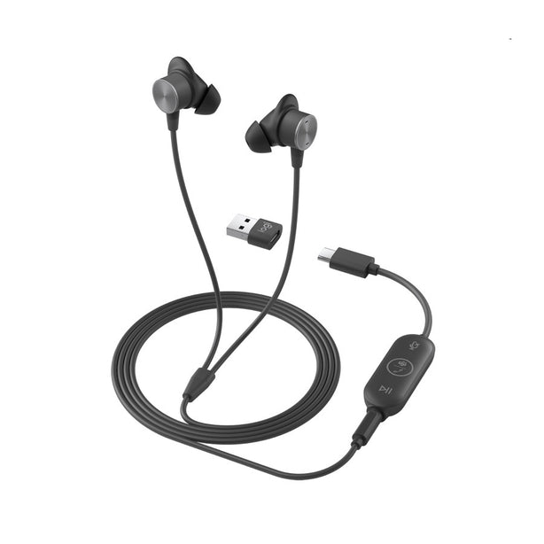 Logitech Zone Wired Earbuds Teams 3.5mm/ Type-C/ USB-A