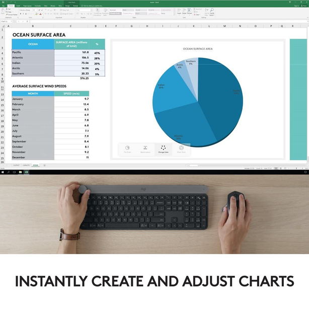 Logitech Craft Wireless Keyboard For Advanced Creativity & Productivity