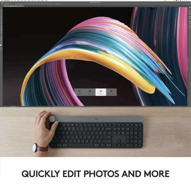 Logitech Craft Wireless Keyboard For Advanced Creativity & Productivity
