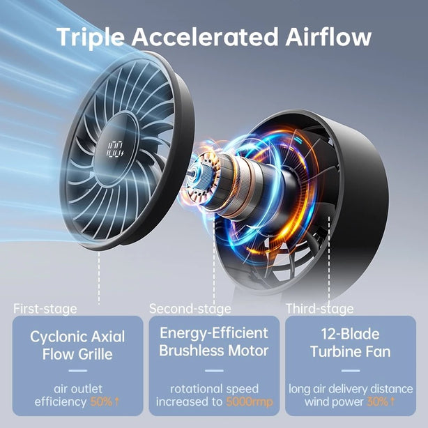 JISULIFE HANDHELD FAN LIFE7 3600MAH-PINK