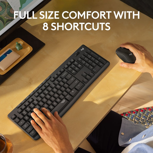 Logitech MK295 Silent Wireless Keyboard Mouse Combo