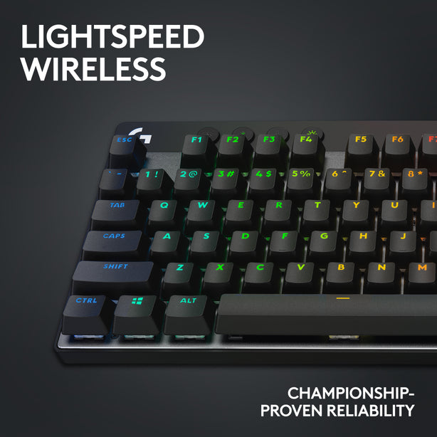 Logitech Pro X Tkl Lightspeed Gaming Keyboard Black (Gx-Brown)