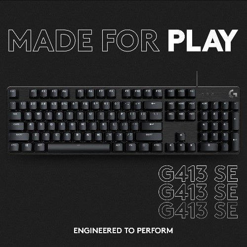 Logitech G413 SE Mechanical Keyboard Tactile Switch