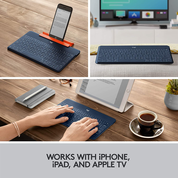 Logitech Keys-To-Go BT Keyboard With Stand