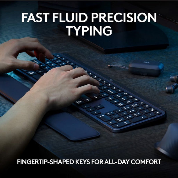 Logitech Mx Keys S Bluetooth & Wireless Combo Graphite * Contain Of Mx Keys & Master 3S *