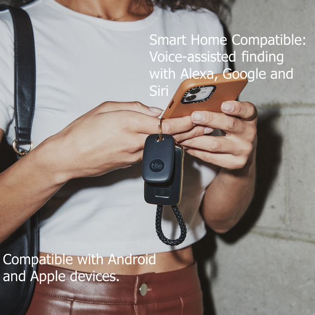 Tile Performance 2-Pack Bluetooth Tracking Devices - Black, (1 Pro & 1 Slim) (2022)