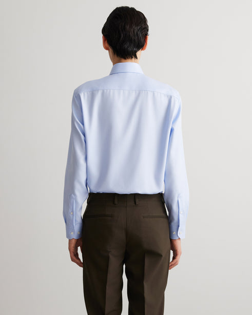 Alexander & Sons, Light Blue Twill, Long Sleeve Shirt