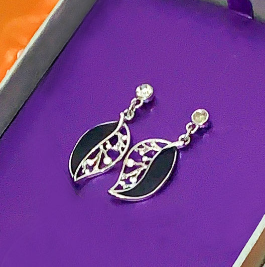 HART Stunning Black Leaf Jewellery Series