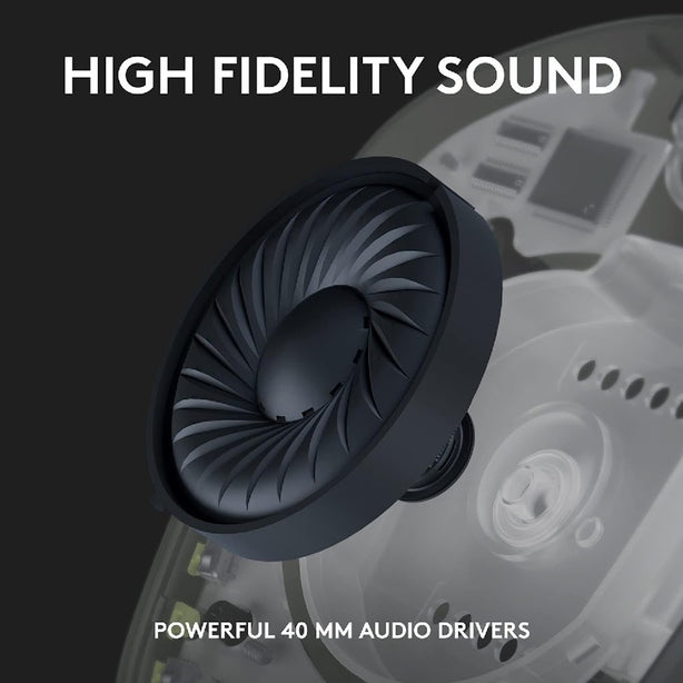 Logitech G435 Lightspeed Wireless Bluetooth Lightweight Gaming Headset