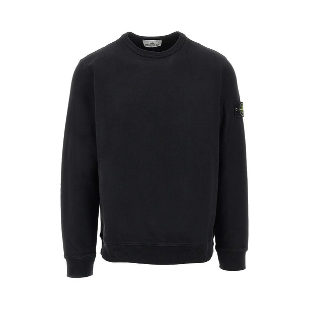 STONE ISLAND Crewneck cotton sweatshirt with Logo Badge