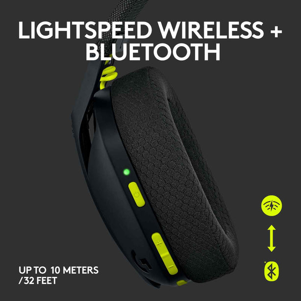 Logitech G435 Lightspeed Wireless Bluetooth Lightweight Gaming Headset