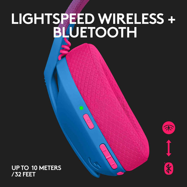 Logitech G435 Lightspeed Wireless Bluetooth Lightweight Gaming Headset