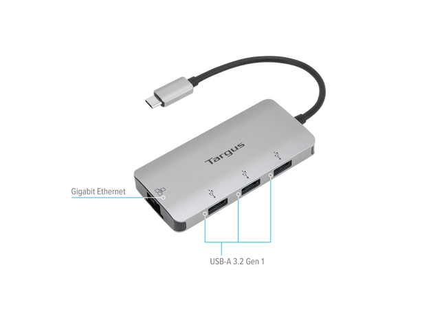 Targus USB-C Multi-Port Hub with Ethernet Adapter
 USB-C