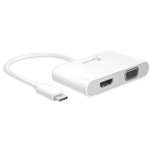 J5Create USB-C To VGA+HDMI+USB3.0+Power Delivery Adapter