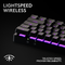 Logitech G Pro X 60 Lightspeed Bluetooth Wireless 60 Percent Keyboard Black (Gx-Brown)
