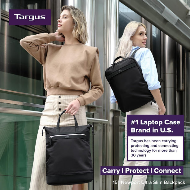 Targus 15” Newport Ultra Slim Backpack - Black