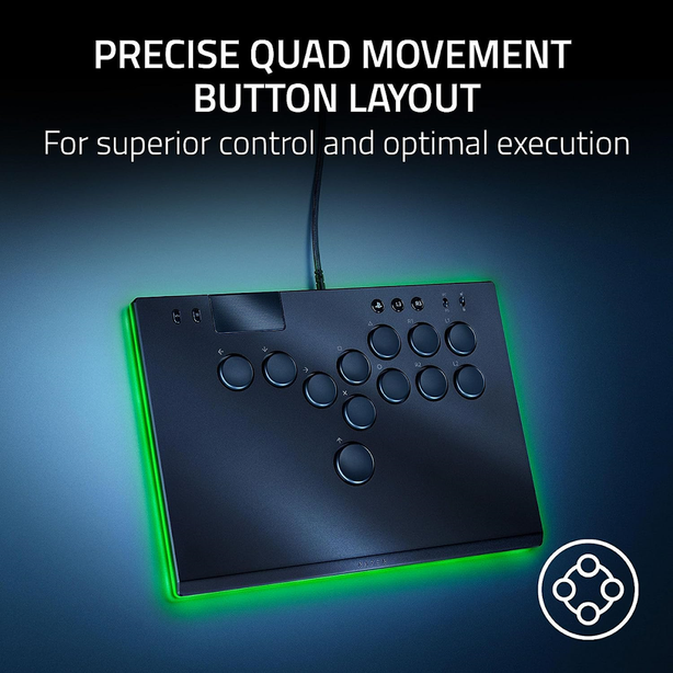 Razer Kitsune - All-Button Optical Arcade Controller For Ps5™ And Pc - Ap Packaging