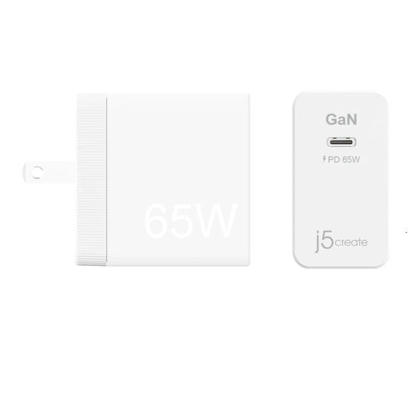 J5Create 65W GAN 1-Port PD USB-C Mini Charger