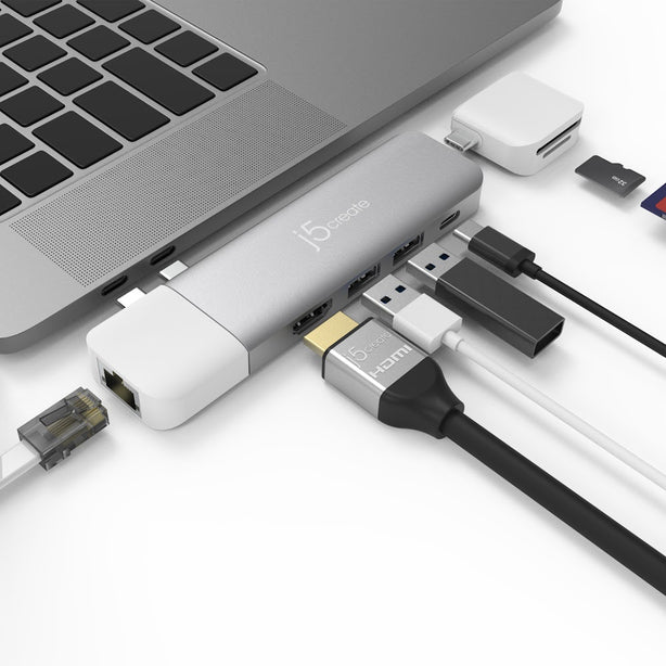 J5Create Ultradrive Kit USB Type-C Modular Dock 8 In 1