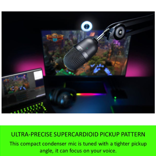 Razer Seiren Mini - Ultra Compact Condenser Microphone