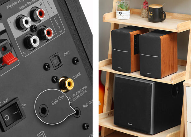 Edifier Bookshelf R1280Dbs Black Bluetooth 42W