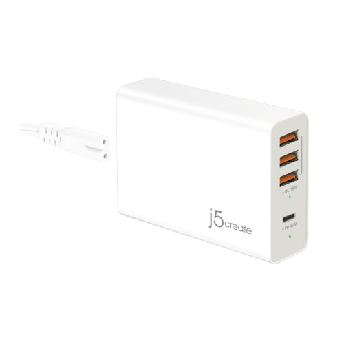 J5Create 4-P Supercharger Power-D And Quick Charge