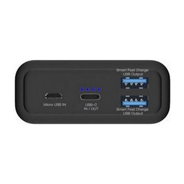 Energizer Ue20012Pq Power Bank 20000Mah Fast Charging Black