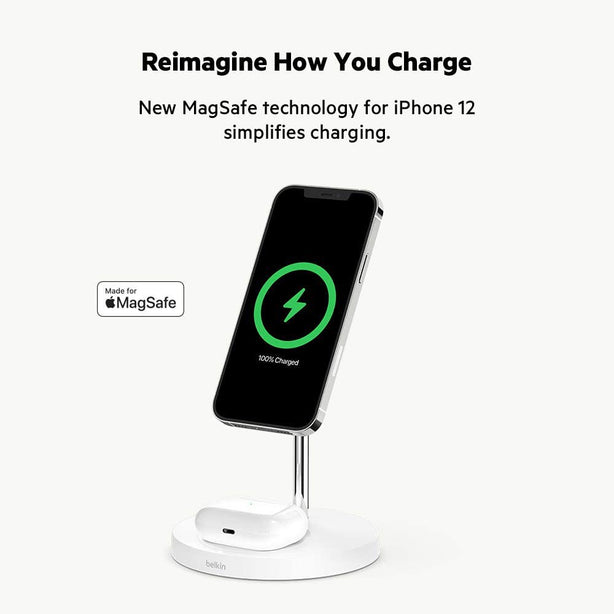 Belkin Boost↑Charge™Pro Magsafe 2-In-1 White