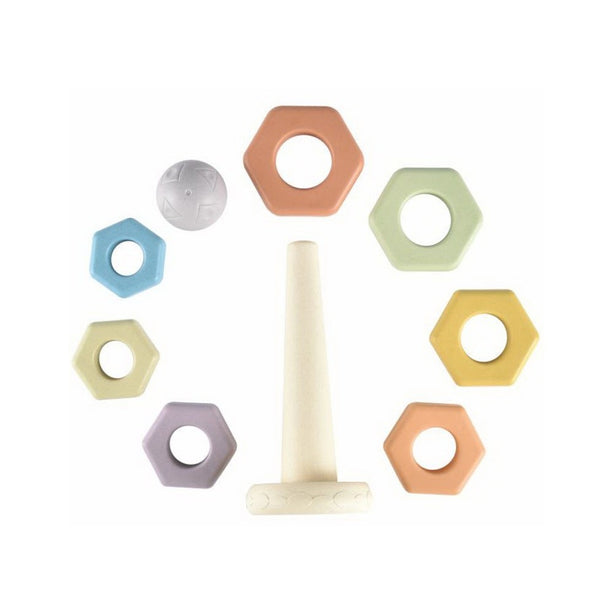 Maya & Friends Bio Hexagonal Stacking Rings