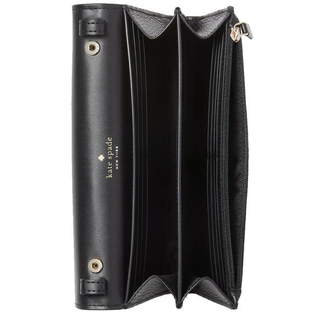 Kate Spade Harlow Wallet On a String in Black