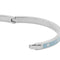 Kate Spade Spot the Spade Enamel Hinged Bangle Bracelet - Crisp Sky KJ727