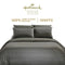 Long-Staple Cotton Bed Sheet – 1200TC Dobby Dark Grey
