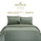 Long-Staple Cotton Bed Sheet – 1200TC Dobby Basil Green