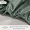Long-Staple Cotton Bed Sheet – 1200TC Dobby Basil Green