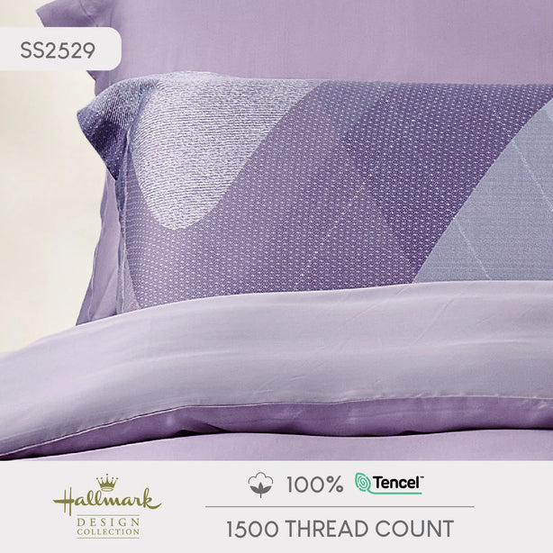Pure Tencel - Geometric Purple