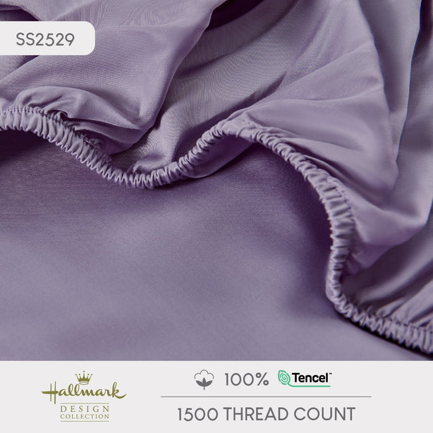 Pure Tencel - Geometric Purple