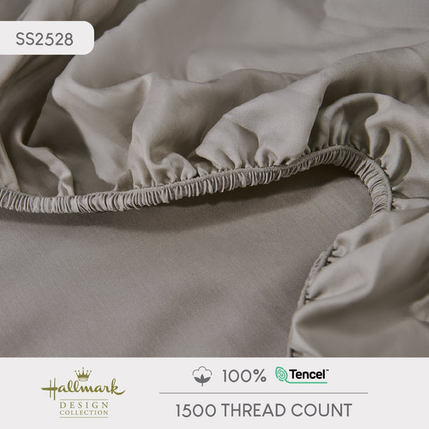 Pure Tencel - Chevron Grey