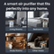 SwitchBot Multi-functional Air Purifier Table | HEPA Air Cleaner 360° | Pet Hair Air Filter | Support Matter Wi-Fi