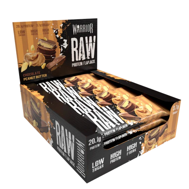 Warrior RAW Protein Flapjack (Box of 12)