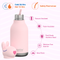 ASBV05459 ASOBU Bestie Kids Thermal Water Bottle - Bunny | Cute Insulated Leak-Proof Stainless Steel