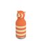 ASBV05612 ASOBU Bestie Kids Thermal Water Bottle - Red Panda | Cute Insulated Leak-Proof Stainless Steel