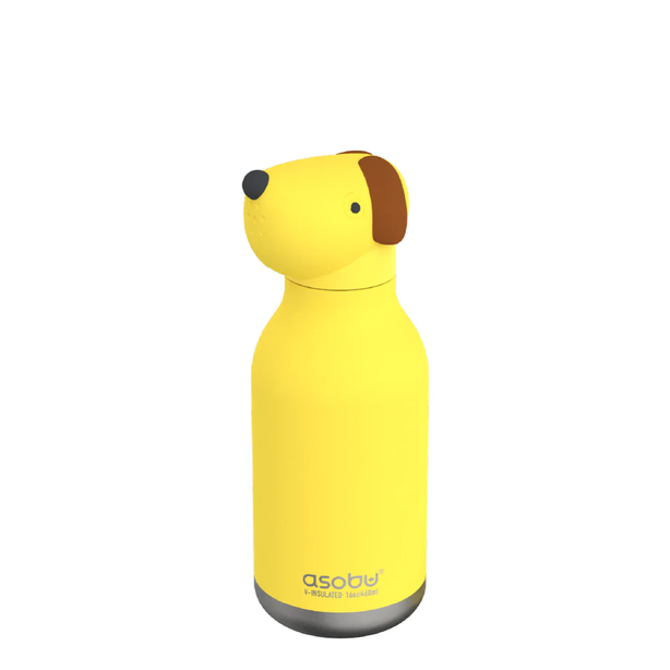 ASBV05461 ASOBU Bestie Kids Thermal Water Bottle - Dog | Cute Insulated Leak-Proof Stainless Steel