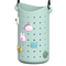 ASP05847 ASOBU Bestie Adjustable Bottle Sling Strap - Green | Kids Hands-Free Water Bottle Carrier